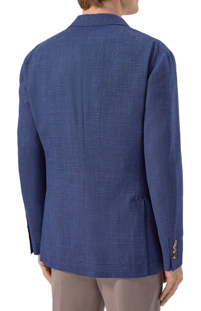 Пиджак из шерсти и шелка BRUNELLO CUCINELLI, арт. MZ4287BND, фото 4