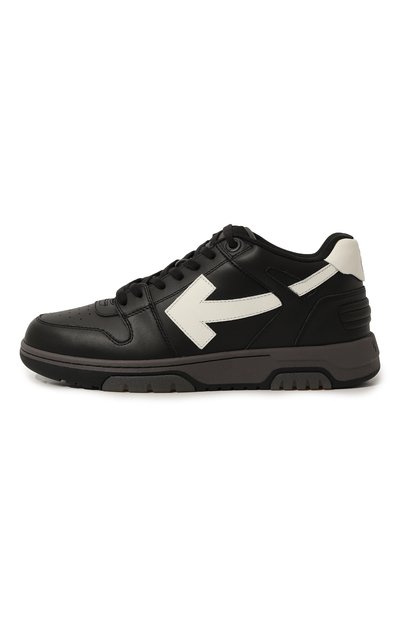 Кожаные кеды out of office OFF-WHITE, арт. OMIA189C99LEA0041001, фото 4