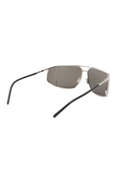Женские солнцезащитные очки SAINT LAURENT черного цвета, арт. SL 750 002 | Фото 4 (Материал: Металл; Нос: Не проставлено; Тип очков: С/з; Региональные ограничения белый список (Axapta Mercury): Не проставлено; Оптика Гендер: оптика-женское; Очки форма: Маска, Прямоугольные)