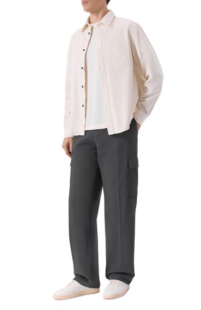 Брюки-карго из хлопка и кашемира PAUL&SHARK, арт. 15314064, фото 2