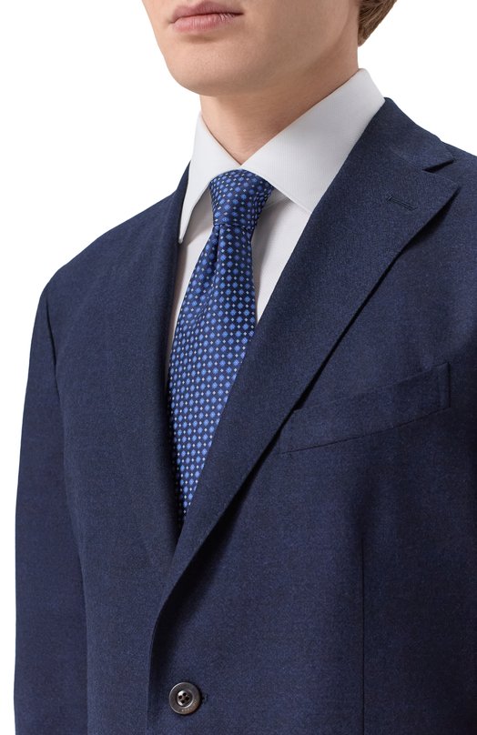 Шелковый галстук Stefano Ricci CCXL/60035 Синий  CCXL/60035 Фото 2