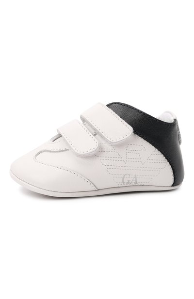 Кожаные пинетки EMPORIO ARMANI, арт. XLX002/X0N23, фото 2