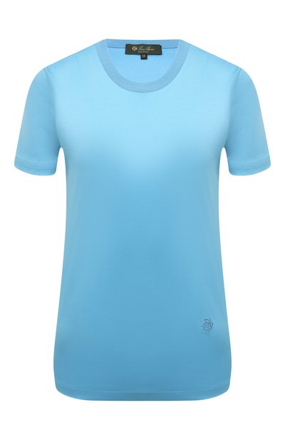 Женская хлопковая футболка LORO PIANA, арт. FAI5069