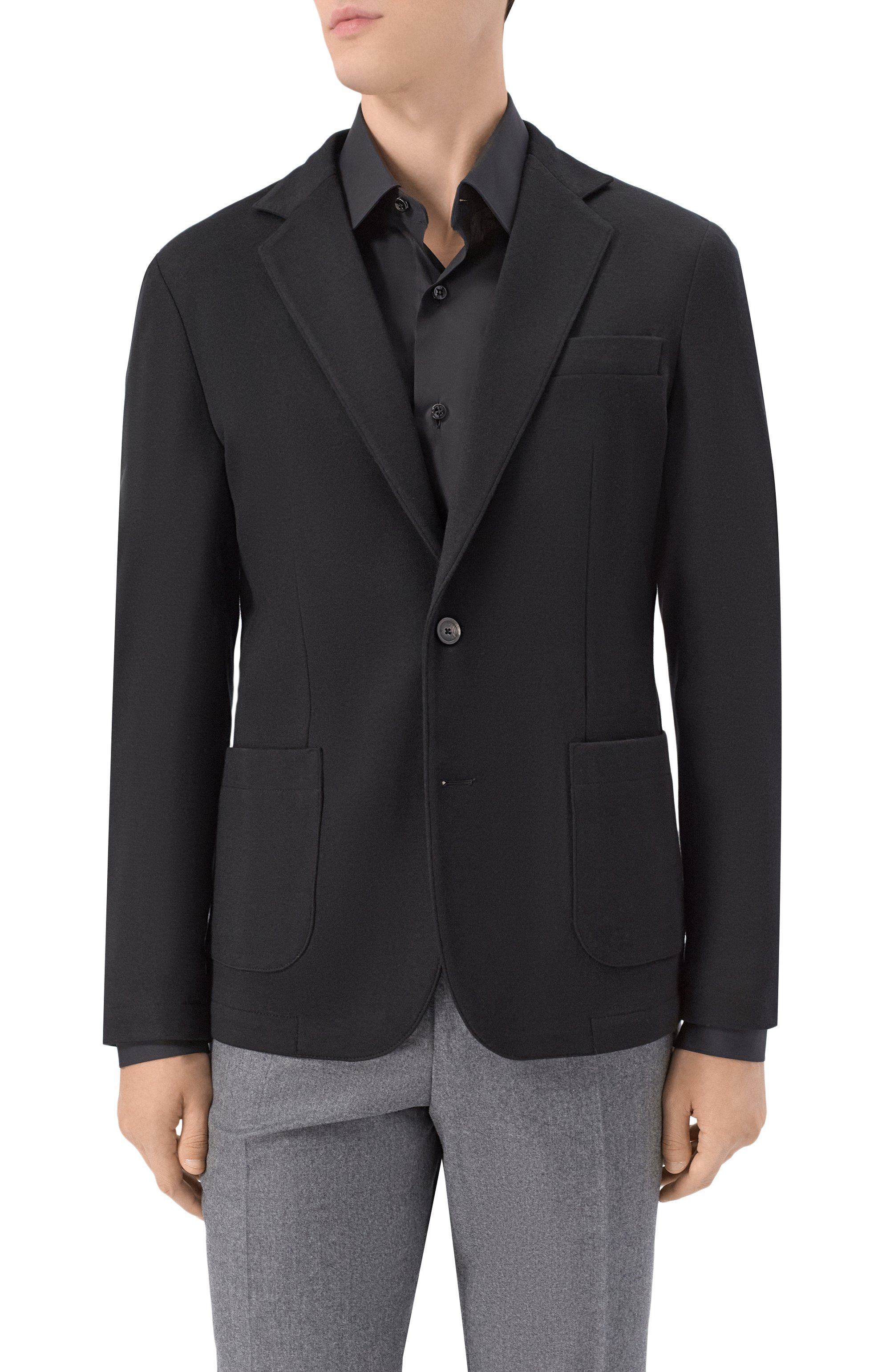 Пиджак из шерсти и кашемира MARCO PESCAROLO, арт. AP0LL0/52Y11/46-58, фото 4