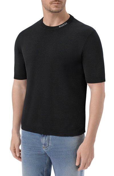 Джемпер из шелка и хлопка GUCCI, арт. 787736/XKD2A, фото 3
