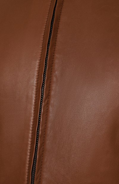 Кожаный бомбер KITON, арт. UW9794/8H62, фото 5