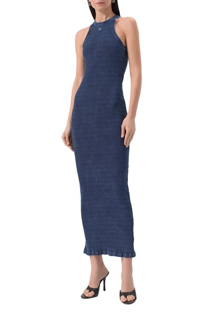 Хлопковое платье GIUSEPPE DI MORABITO, арт. 04SSLD153T 04432, фото 3