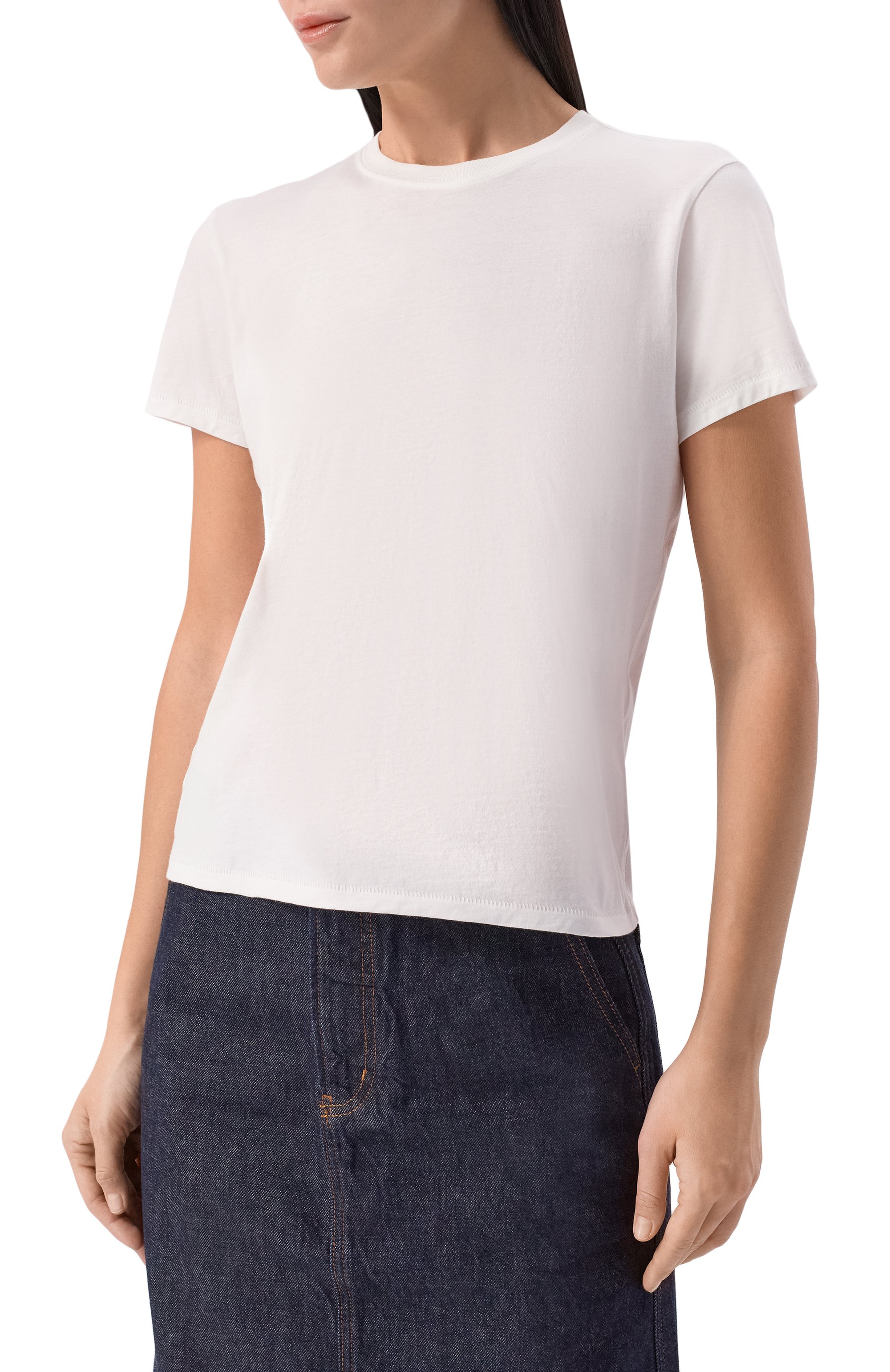 Хлопковая футболка FRAME DENIM, арт. WP26JTE003/THE BABY TEE, фото 3