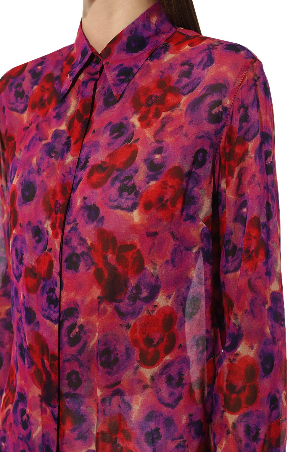 Рубашка из вискозы DRIES VAN NOTEN, арт. 231-010701-6139, фото 5