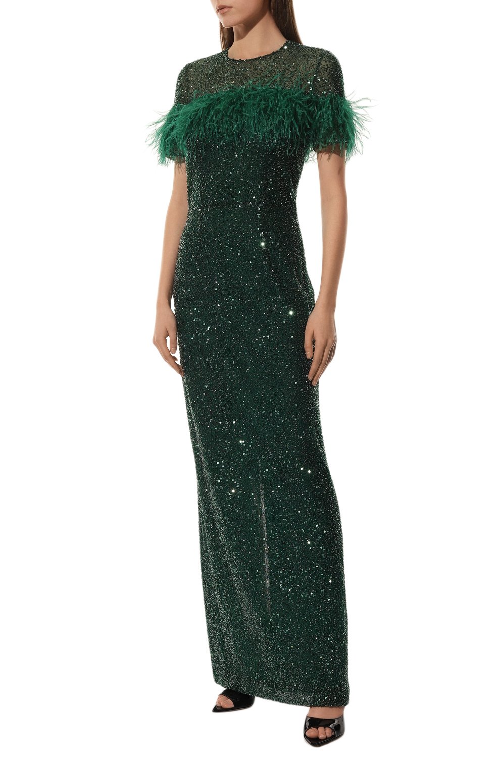 Платье SPERANZA COUTURE зеленого цвета по цене 354000 руб., арт. SC015, фото 2 Платье SPERANZA COUTURE, арт. SC015, фото 2