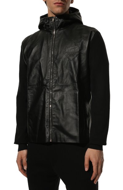 Комбинированная толстовка PRADA, арт. UMG102-1Z4R-F0002-221, фото 3