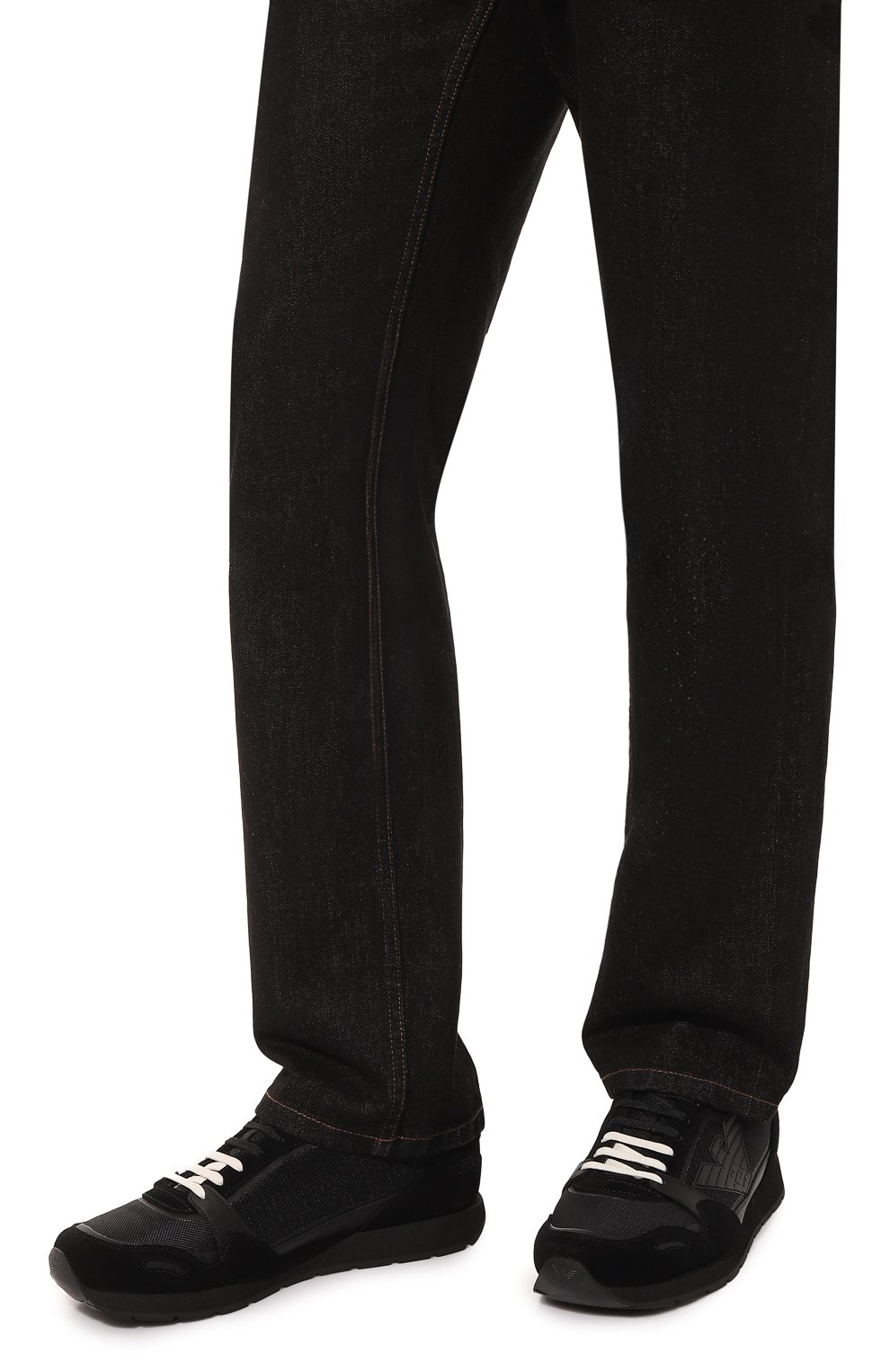 Комбинированные кроссовки EMPORIO ARMANI, арт. X4X537/XN730, фото 3