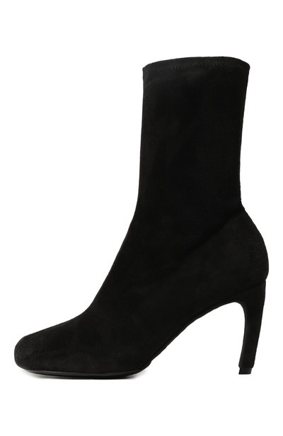 Замшевые ботильоны DRIES VAN NOTEN черного цвета по цене 69950 руб., арт. WW232-201, фото 4 Замшевые ботильоны DRIES VAN NOTEN, арт. WW232-201, фото 4