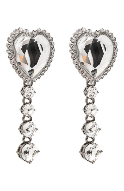 Клипсы ALESSANDRA RICH серебряного цвета по цене 45800 руб., арт. FABA2433, фото 3 Клипсы ALESSANDRA RICH, арт. FABA2433, фото 3