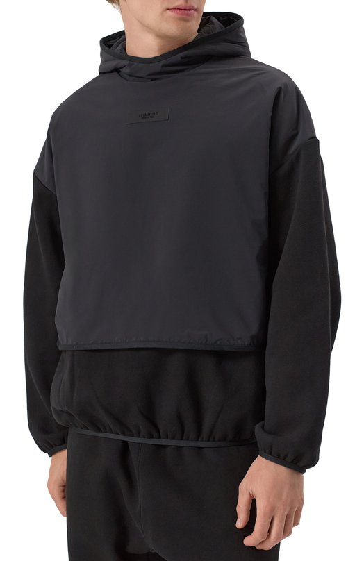 Хлопковое худи Fear Of God 202SU244320F-M-001 Чёрный  202SU244320F-M-001 Фото 3