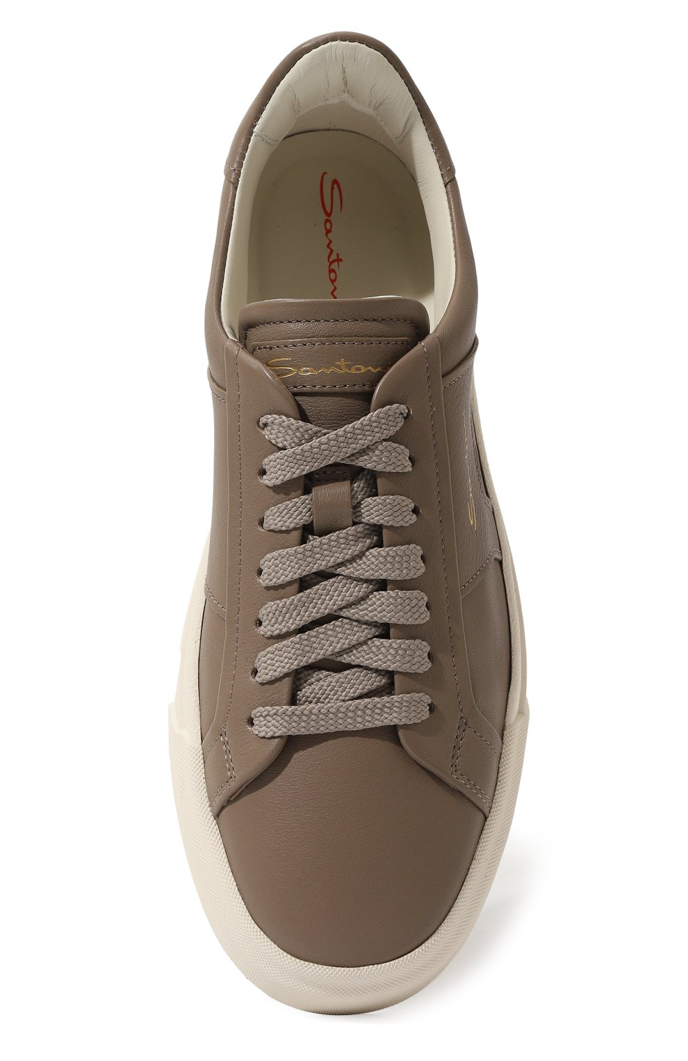 Кожаные кеды SANTONI, арт. WBGT61070PNNGSR0, фото 6