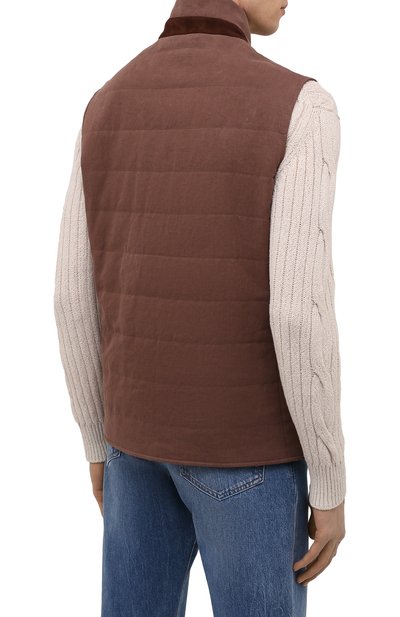 Льняной жилет LORO PIANA, арт. FAM3387, фото 4