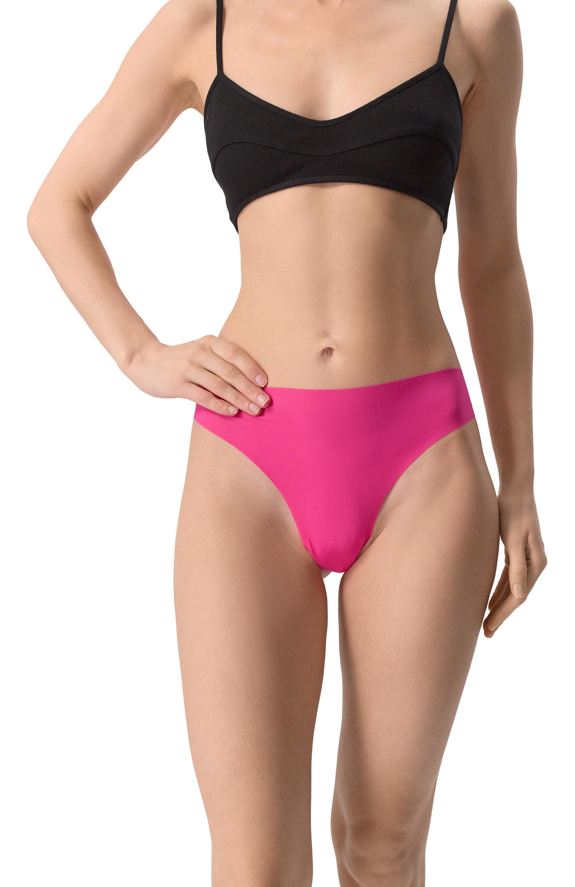 Трусы-стринги CHANTELLE фуксия цвета по цене 2040 руб., арт. C22HG9, фото 2 Трусы-стринги CHANTELLE, арт. C22HG9, фото 2