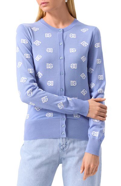 Кардиган из шерсти и шелка DOLCE & GABBANA, арт. FXV47T/JFMGS, фото 3