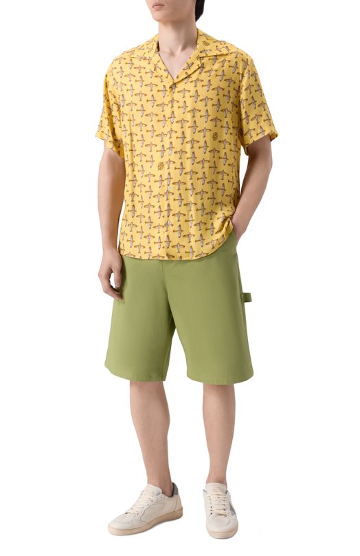 Хлопковые шорты Drole De Monsieur J-BS167-C0214-0L Зелёный  J-BS167-C0214-0L Фото 2