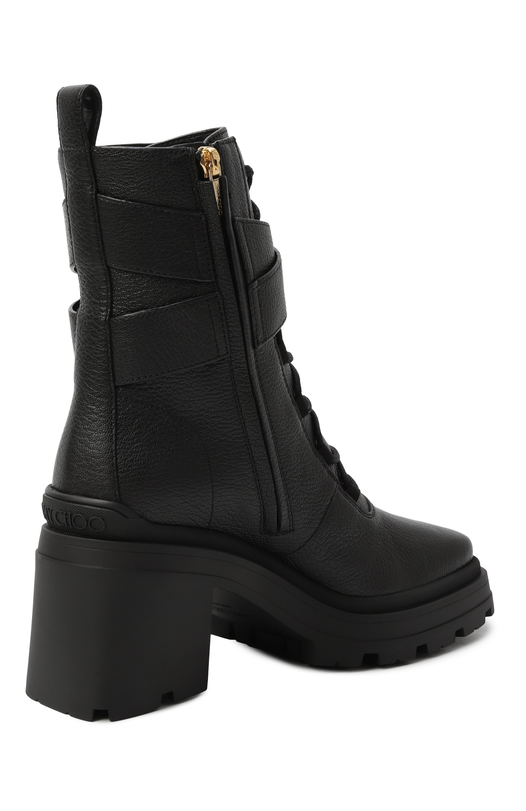 Кожаные ботильоны noemi 80 JIMMY CHOO, арт. N0EMI 80/GNL, фото 5