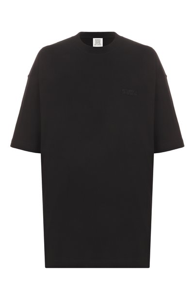 Хлопковая футболка VETEMENTS, арт. UA65TR100B