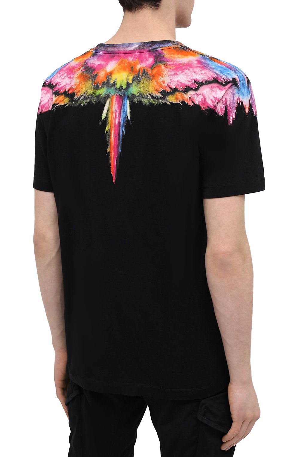 Хлопковая футболка MARCELO BURLON, арт. CMAA018R21JER002, фото 4