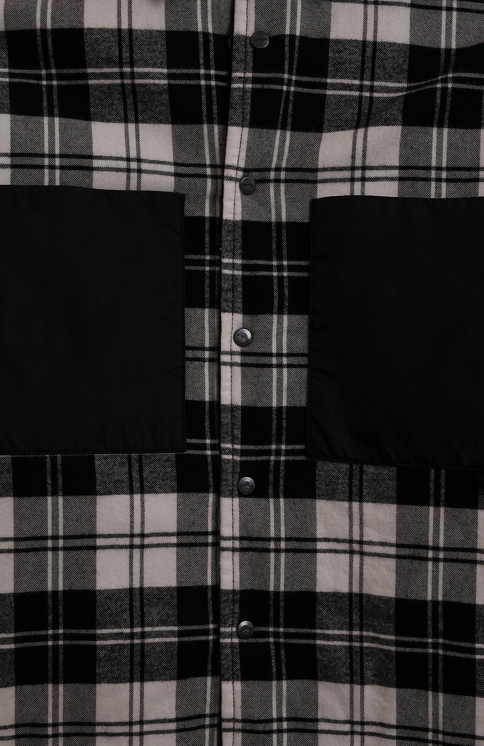 Двусторонняя куртка-рубашка ASPESI черно-белого цвета по цене 36400 руб., арт. F24036GMC3153/14A-16A, фото 3 Двусторонняя куртка-рубашка ASPESI, арт. F24036GMC3153/14A-16A, фото 3