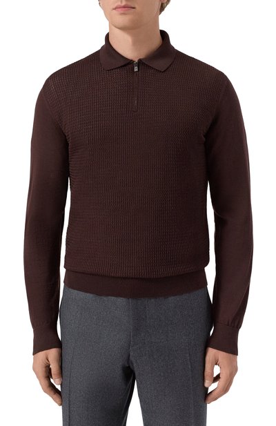 Шерстяное поло CORNELIANI, арт. 26M561-2625196, фото 3