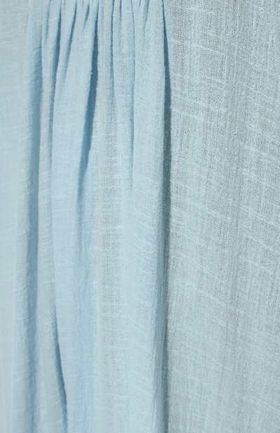 Хлопковое платье KALITA голубого цвета по цене 59550 руб., арт. LUNA MAXI DRESS, фото 5 Хлопковое платье KALITA, арт. LUNA MAXI DRESS, фото 5