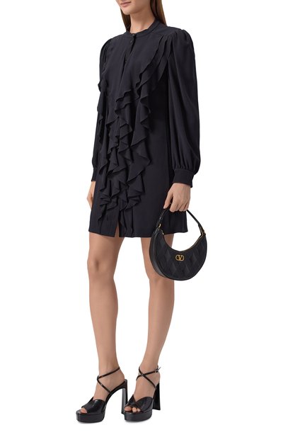 Кожаные босоножки karli platform 125 JIMMY CHOO, арт. KARLIPF125BYK, фото 3