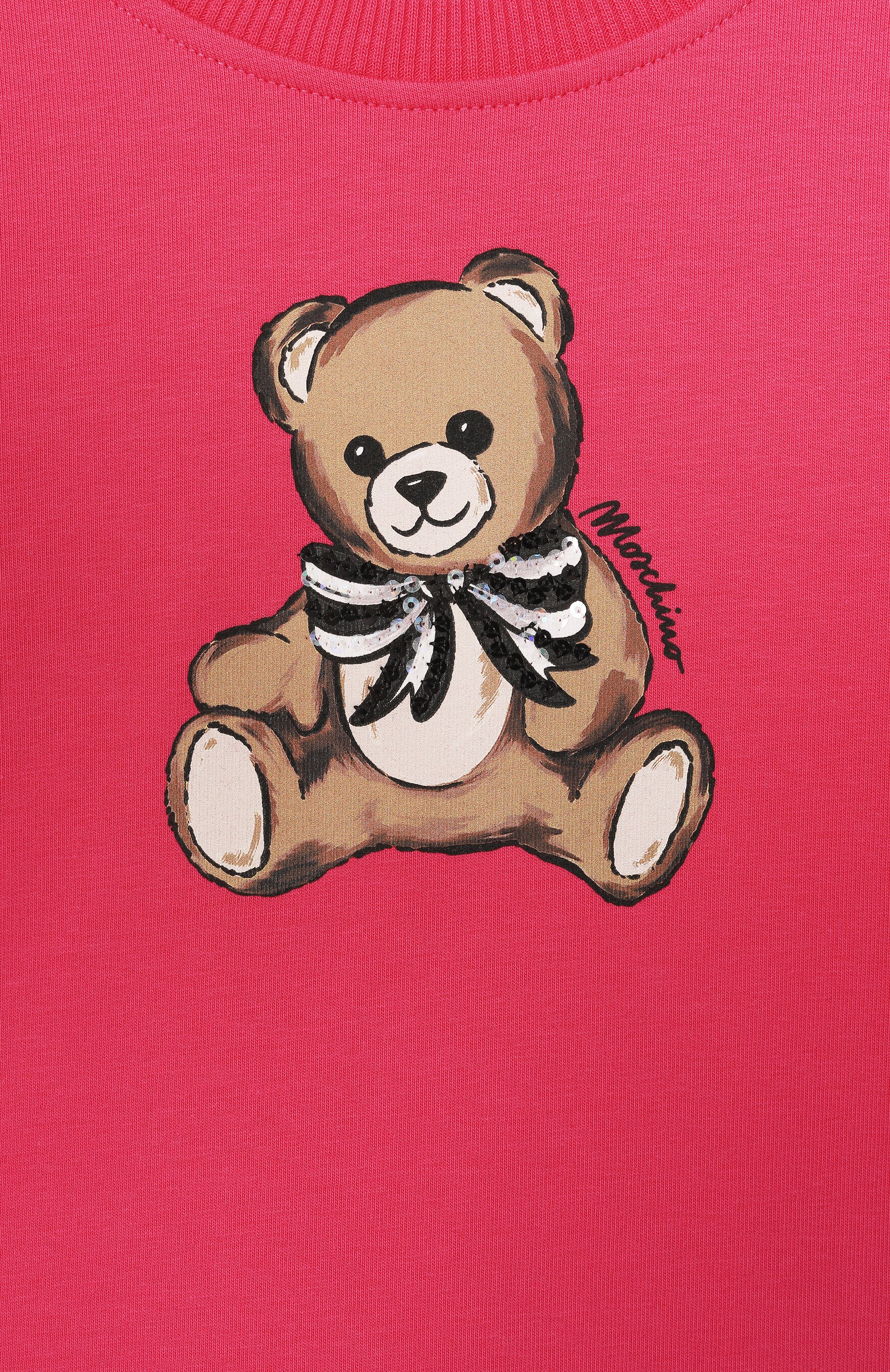 Хлопковое платье MOSCHINO, арт. HDV0H7/LDA16/4-8, фото 3