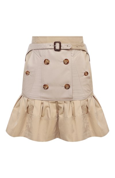 Женская хлопковая юбка BURBERRY, арт. 8031309