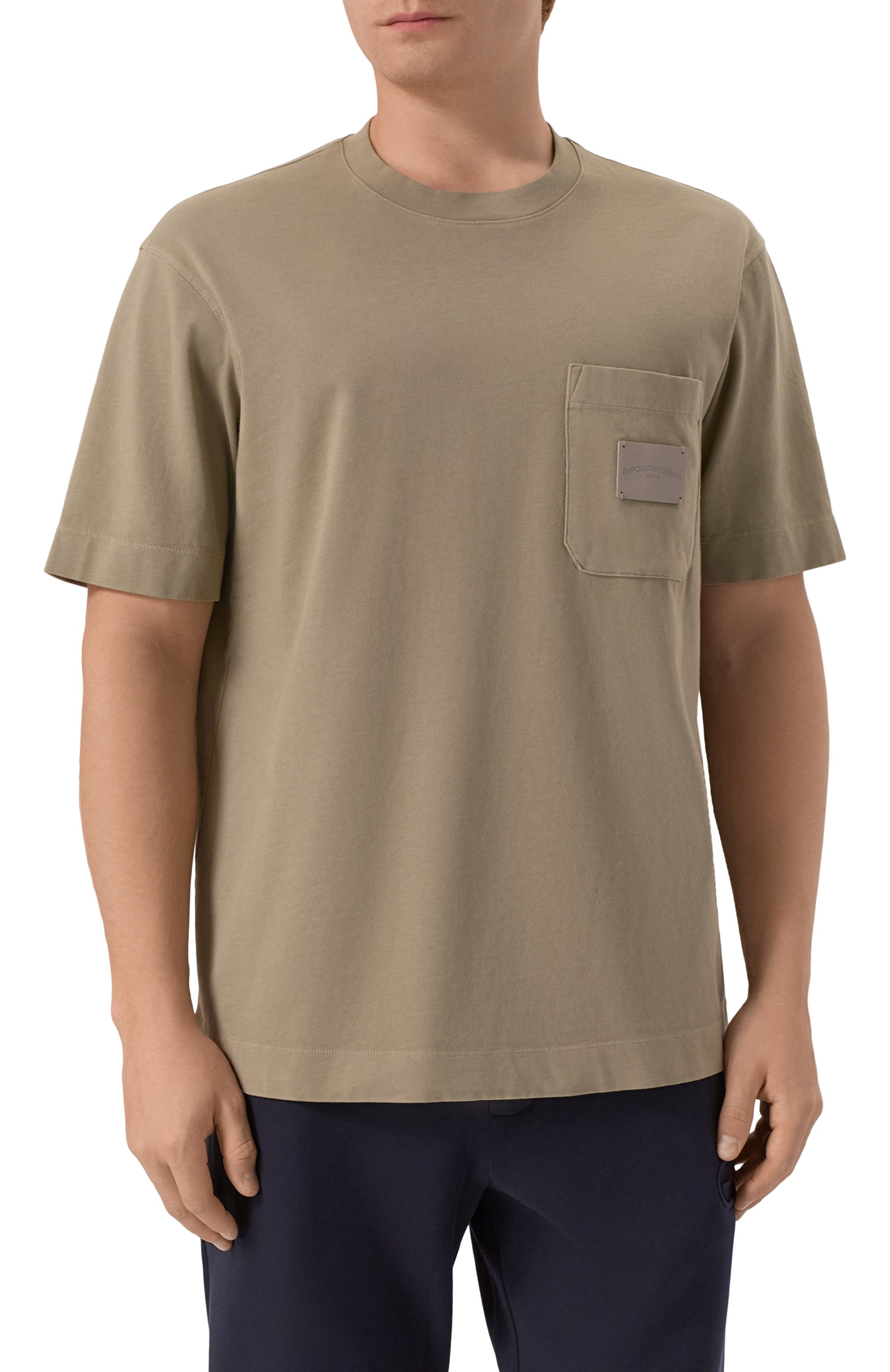 Хлопковая футболка EMPORIO ARMANI, арт. EM002722/AF13715, фото 3