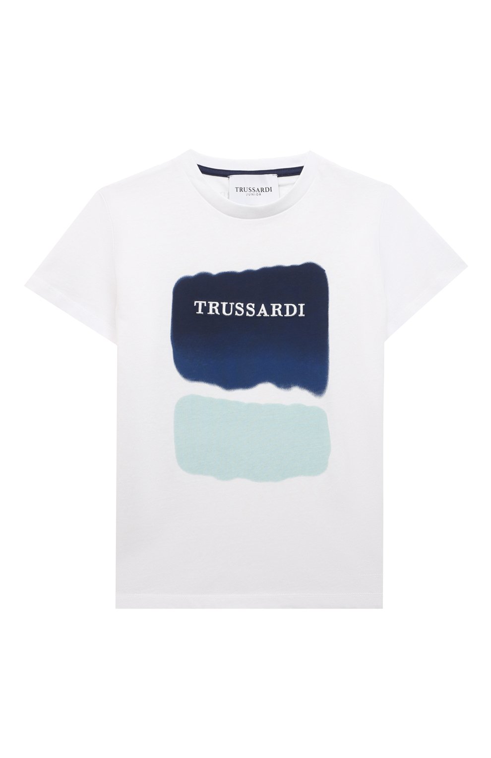 Хлопковая футболка TRUSSARDI JUNIOR, арт. TBP23005TS, фото 1