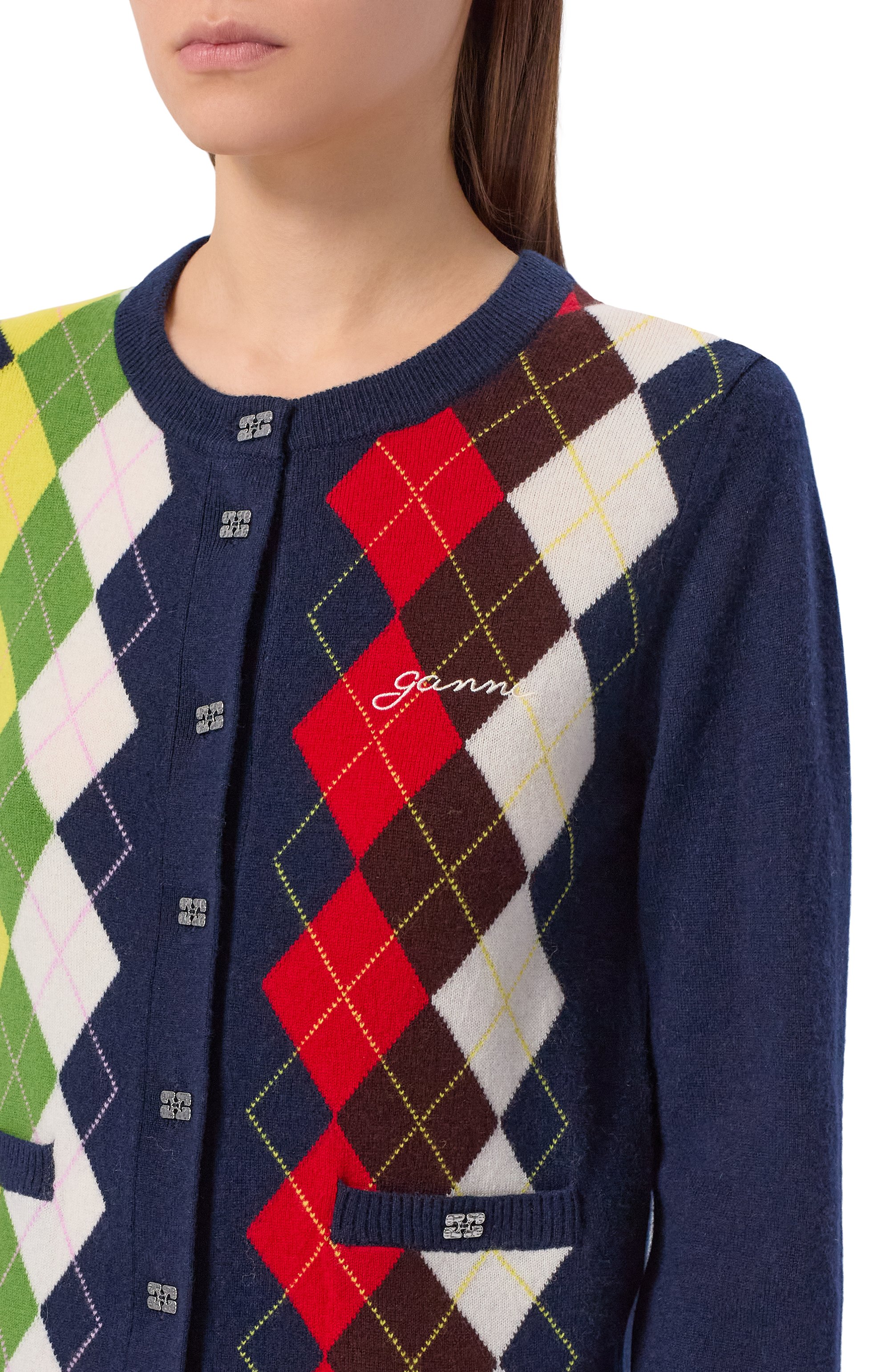 Кардиган из шерсти и кашемира GANNI, арт. A1070055, фото 5