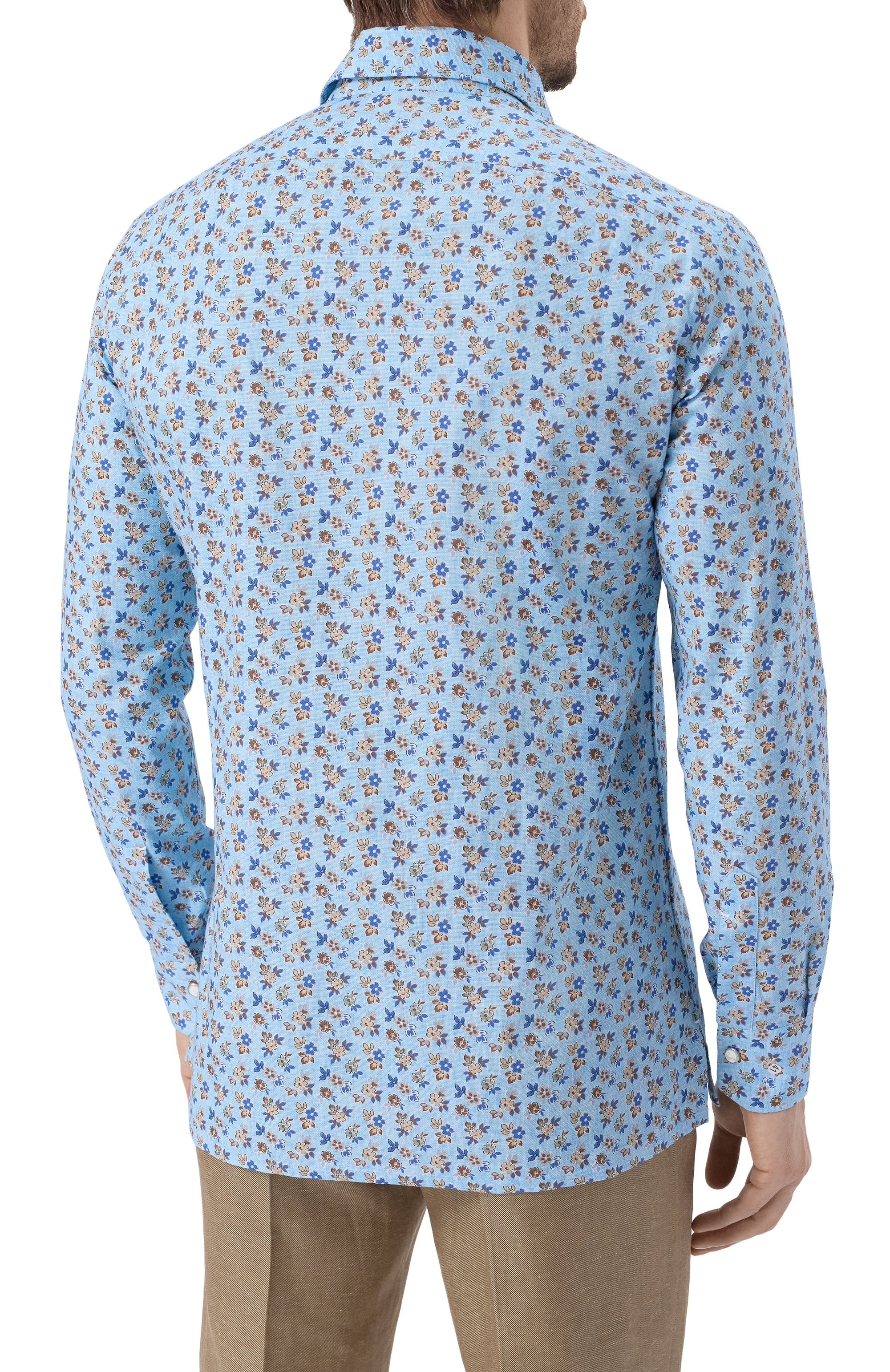 Хлопковая рубашка KITON, арт. UMCNERCH0927601, фото 4