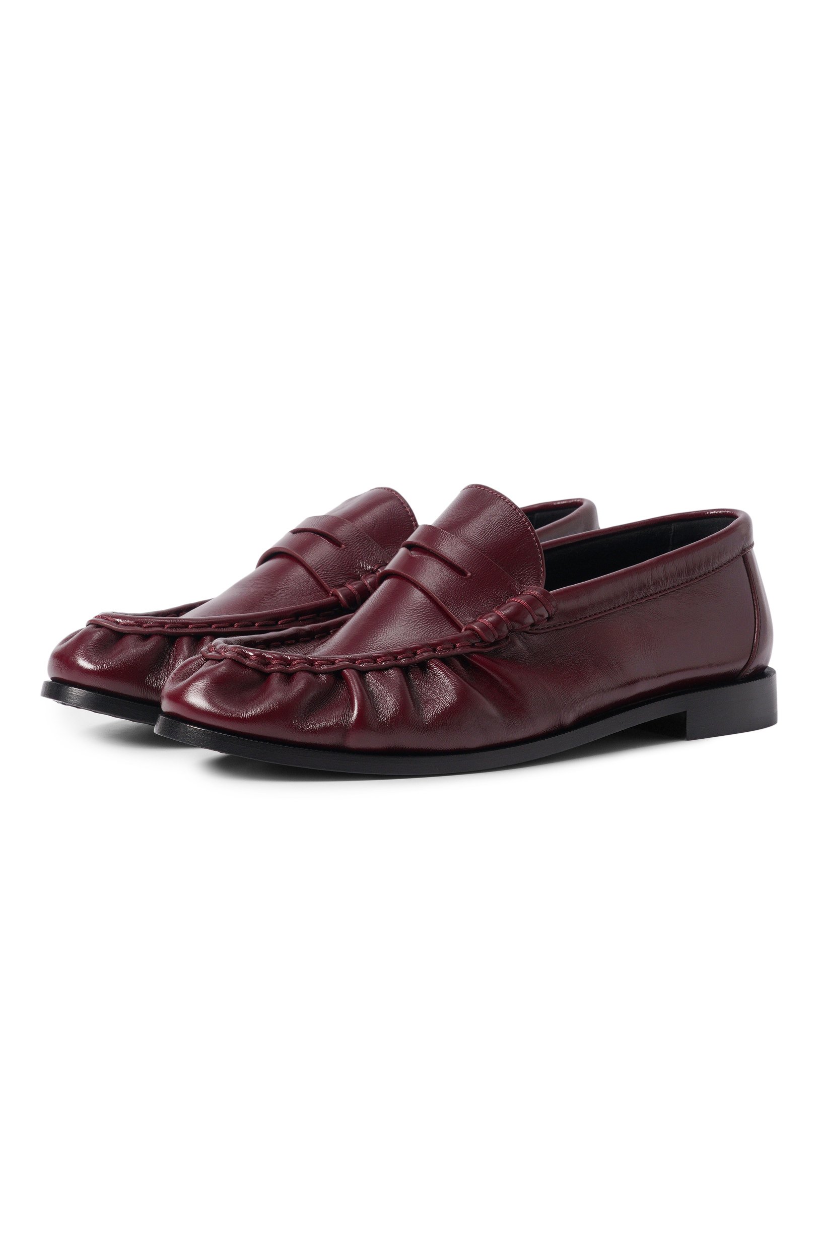 Кожаные пенни-лоферы le loafer SAINT LAURENT, арт. A001MM/AAFGB, фото 1