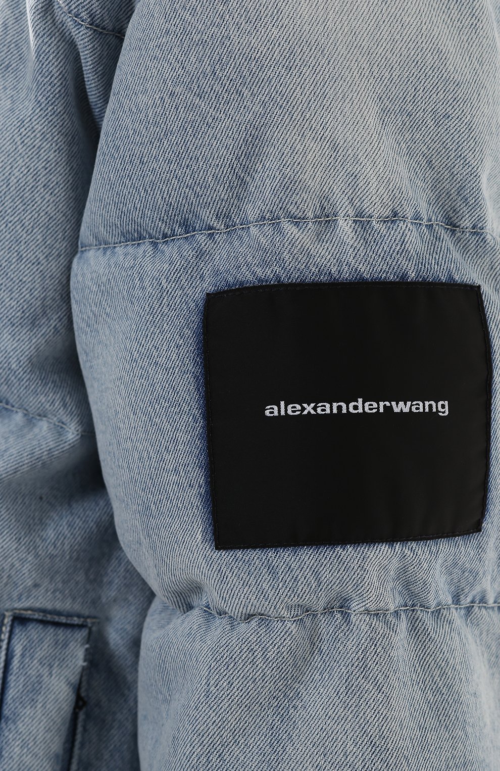 Хлопковый пуховик ALEXANDER WANG голубого цвета по цене 55600 руб., арт. 4D992328DL, фото 5 Хлопковый пуховик ALEXANDER WANG, арт. 4D992328DL, фото 5