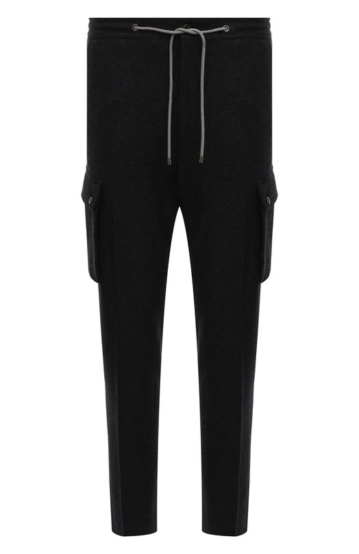 Шерстяные брюки-карго Corneliani 944L14-9418801 Серый 944L14-9418801
