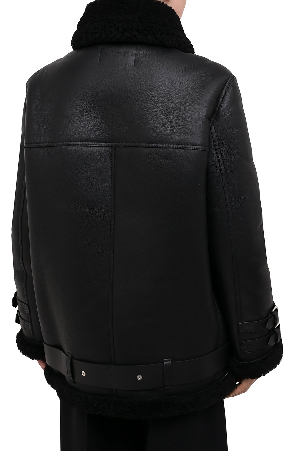 Дубленка ACNE STUDIOS черного цвета по цене 279000 руб., арт. 1AQ173/W, фото 4 Дубленка ACNE STUDIOS, арт. 1AQ173/W, фото 4