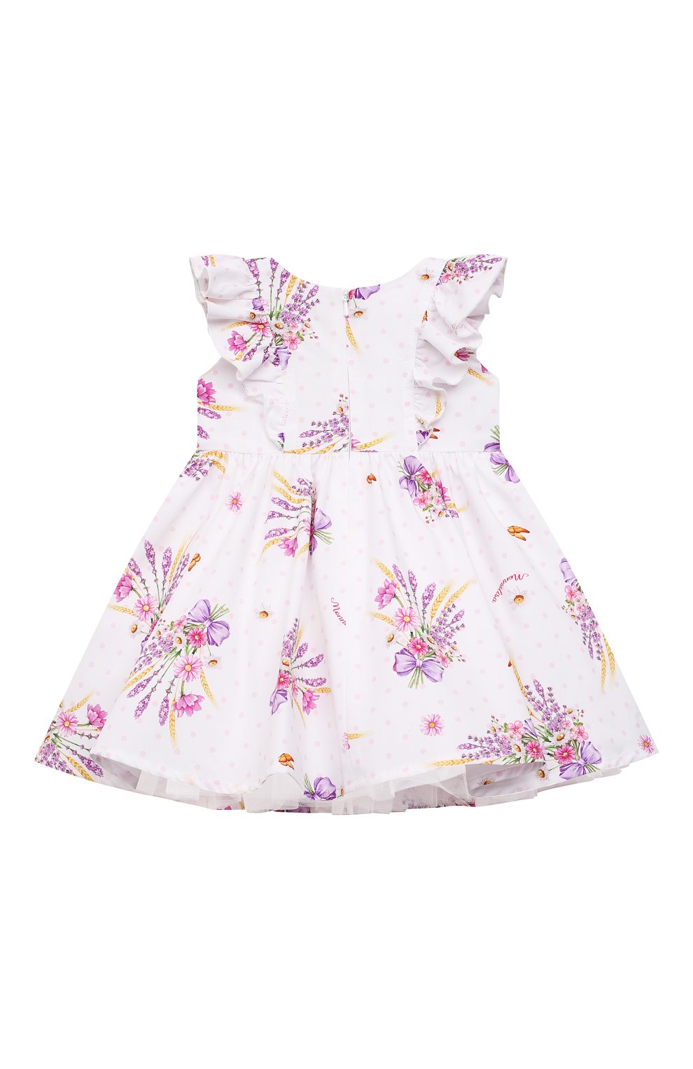 Хлопковое платье MONNALISA, арт. 317912, фото 2