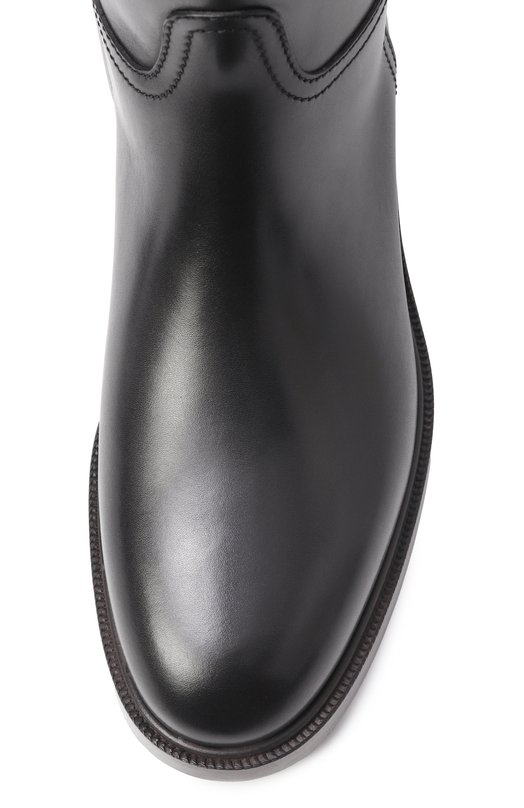 Кожаные сапоги Brunello Cucinelli MZ0LC3039P Чёрный  MZ0LC3039P Фото 6