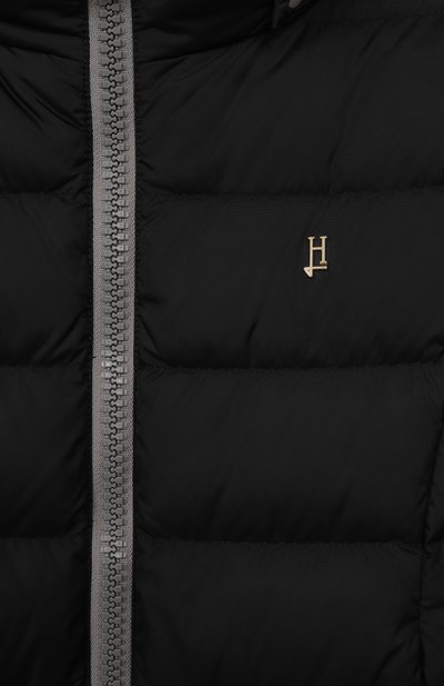 Пуховое пальто HERNO черного цвета по цене 63250 руб., арт. PI000186G/12004Z, фото 3 Пуховое пальто HERNO, арт. PI000186G/12004Z, фото 3