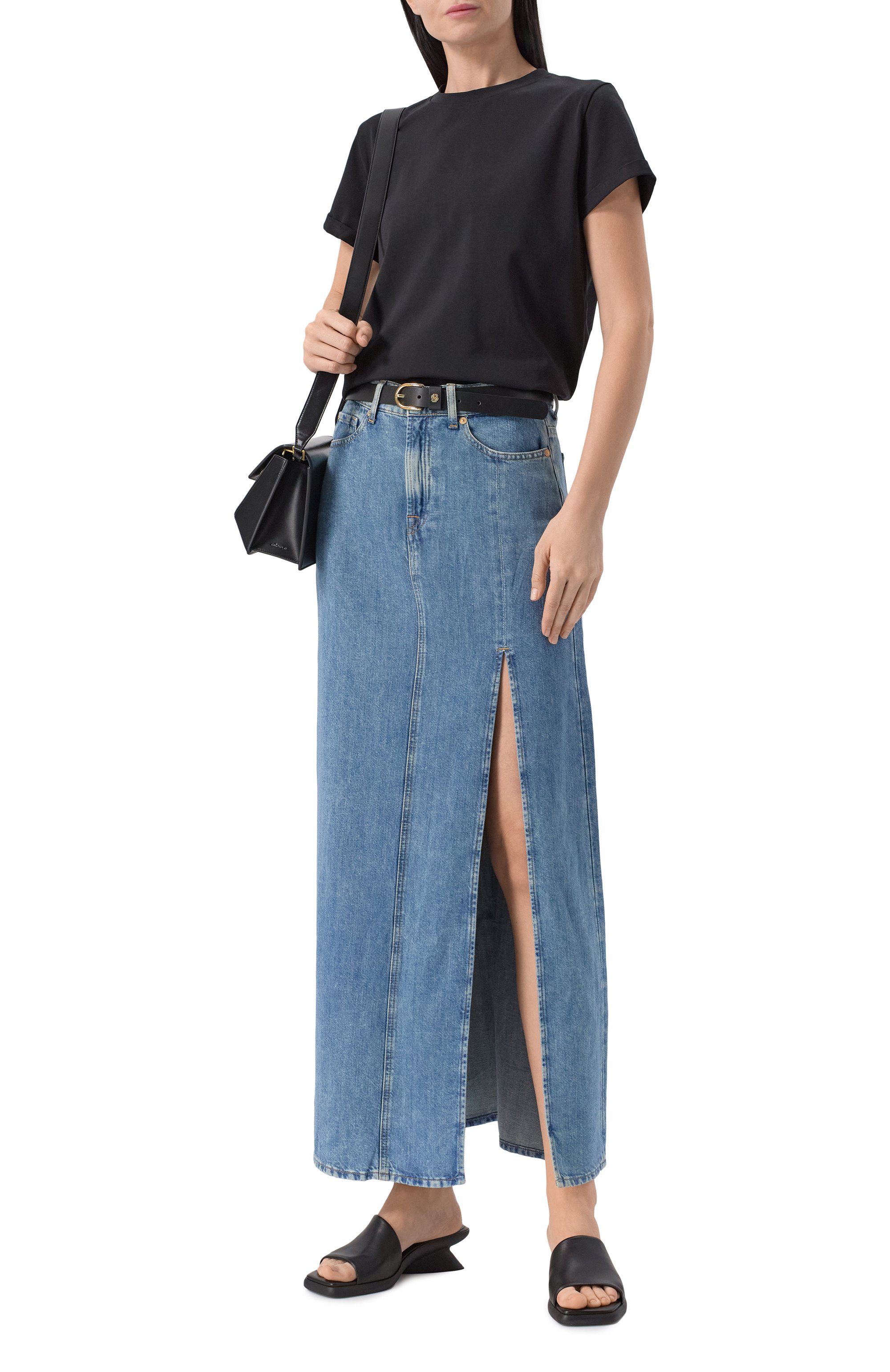 Хлопковая футболка SEVEN LAB черного цвета по цене 8400 руб., арт. CTR1.01.900.258.3399, фото 2 Хлопковая футболка SEVEN LAB, арт. CTR1.01.900.258.3399, фото 2