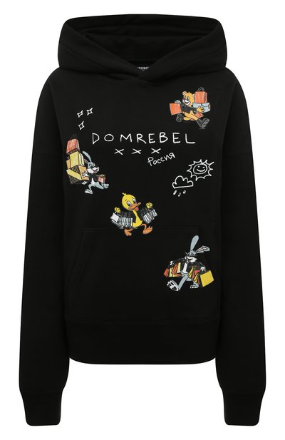 Женский хлопковое худи DOMREBEL, арт. SH0PAH0LIC/H00DIE/W
