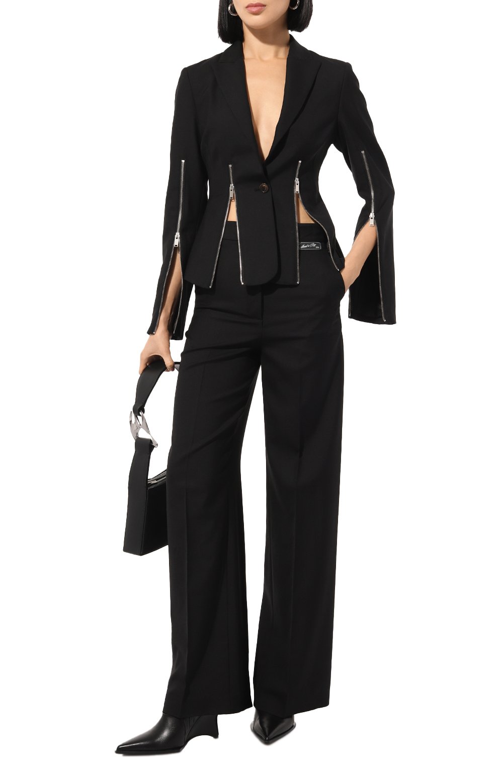 Шерстяные брюки ERIKA CAVALLINI, арт. E4WH07, фото 2