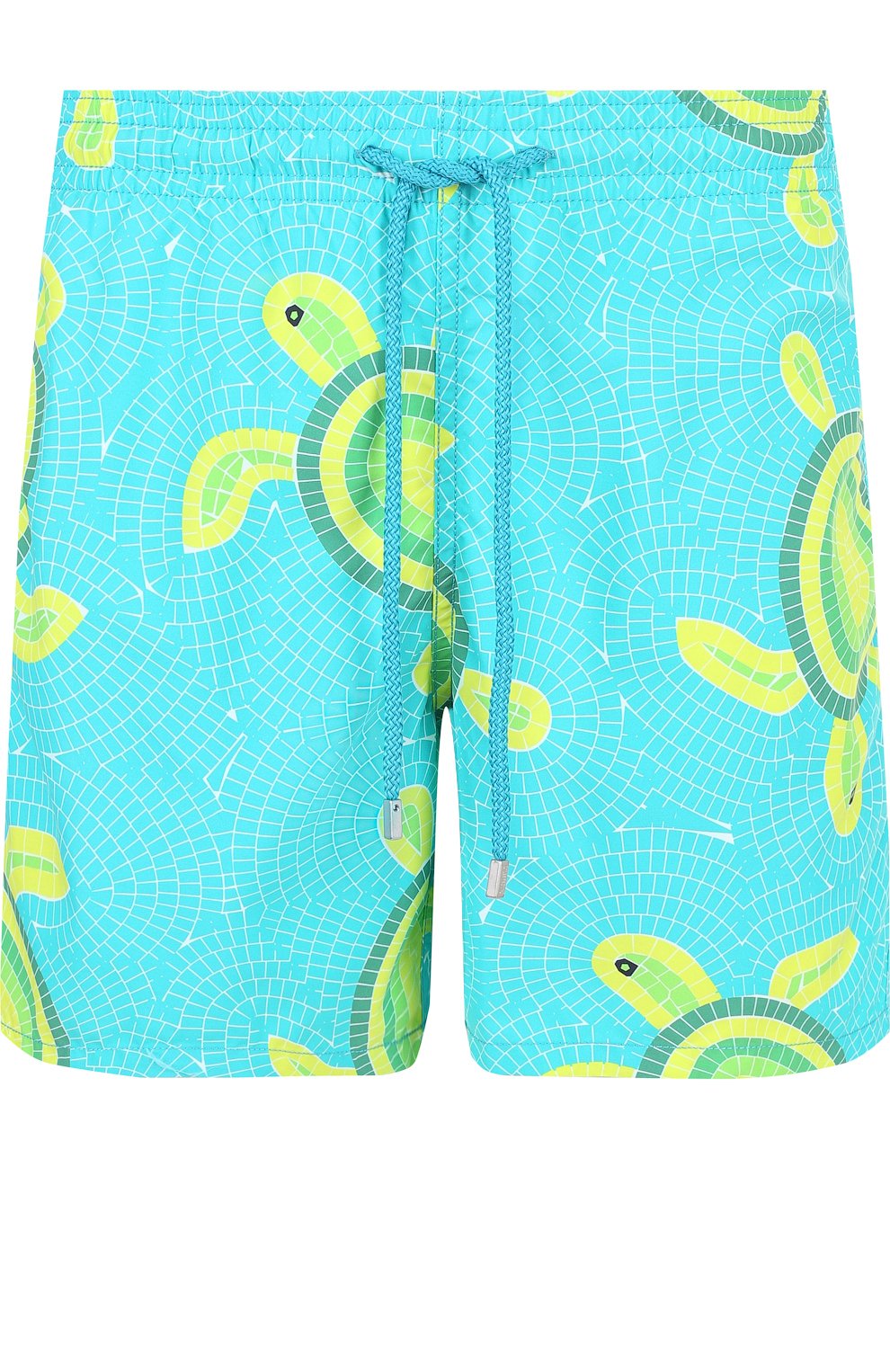 Плавки-шорты с принтом VILEBREQUIN бирюзового цвета по цене 46500 руб., арт. MOO/8006H, фото 1 Плавки-шорты с принтом VILEBREQUIN, арт. MOO/8006H, фото 1