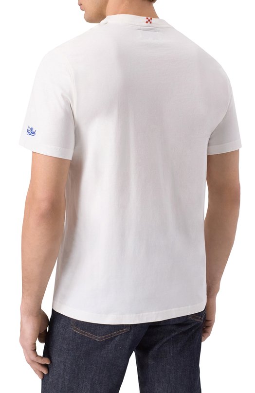 Хлопковая футболка MC2 Saint Barth ARN0001-02769I/ARN0TT Белый  ARN0001-02769I/ARN0TT Фото 4