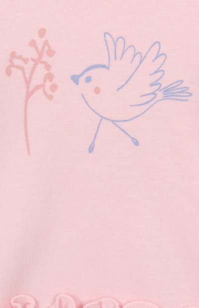 Хлопковое боди SANETTA розового цвета по цене 8305 руб., арт. 324765, фото 3 Хлопковое боди SANETTA, арт. 324765, фото 3